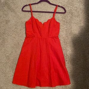 Urban Outfitters Orange Mini Dress